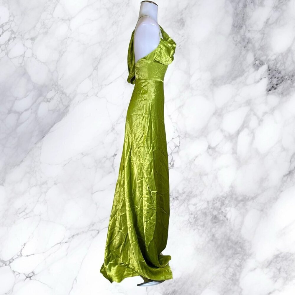 House of Harlow 1960 xREVOLVE Antonia Gown - Green - Picture 5 of 9